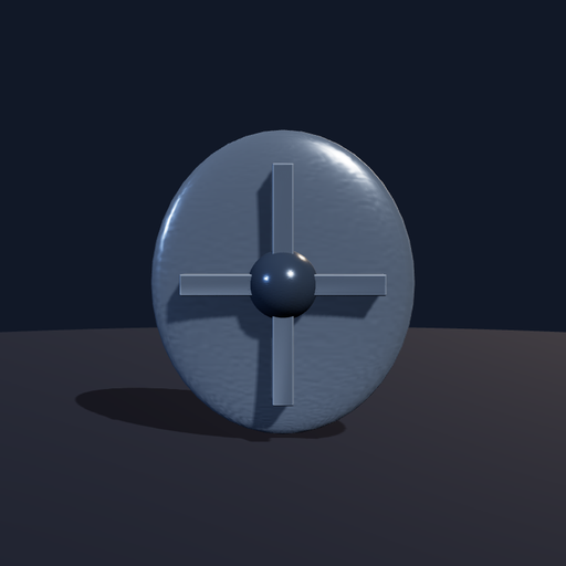 Generated view of Ironbound Round Adventurer Shield