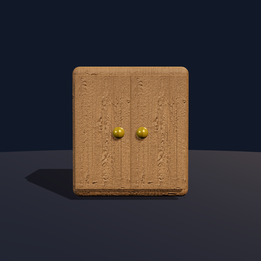 Generated view of TallWoodStorageCabinet